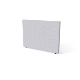 Valkoinen sängynpääty H35 BLUE -sarjasta, minimalistinen ja moderni muotoilu.