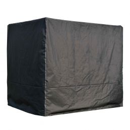 Large gray cover for the BARCELONA swing, made of waterproof material, protects against weather conditions.