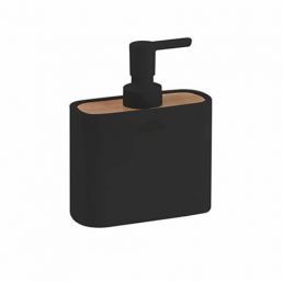 Ninfea vedelseebi dosaator, minimalistlik disain, must, puiduimitatsiooniga ülaosa.