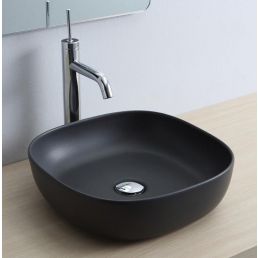 Ardesian värinen Glam-pesuallas, koko 400x400 mm, pinta-asennus.