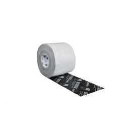 Valkoinen vedeneristysteippi rullana, jossa on musta EXTOSEAL ENCORS-logo ja teksti.