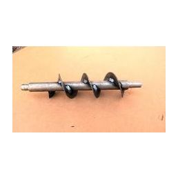 Metal screw conveyor with multiple spiral sections, suitable for the dispenser models Pelling 25/35/50/75/100.