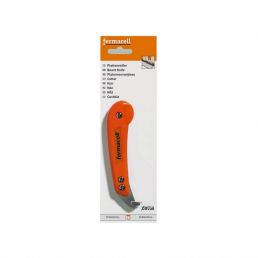 Orange FC board cutter, packaged on a tall white card with brand and product information.