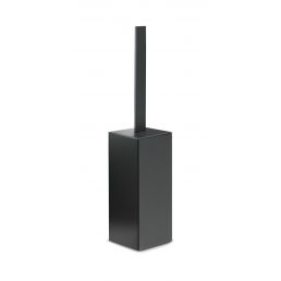 Black toilet brush Lounge, minimalist design with a long rectangular base and a straight handle.