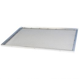 Silver base grid for Biolan garden composter, designed to protect compost material from the elements.