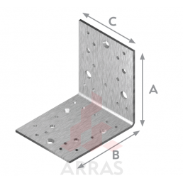 Metallnurk 105x105x90mm