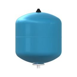 Blå, väggmonterad expansionskärl för vattensystem, modell Refix DE 33L, trycktålighet 10 bar/70°C.