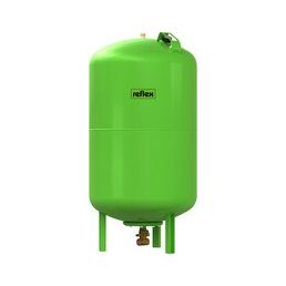 Grön Refix DT5 expansionskärl för vattensystem, 60L, tryck upp till 10 bar och temperatur upp till 70°C.