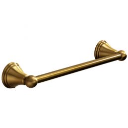 Romance towel holder, 450 mm, bronze, classic design with double knobs on the ends.