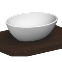Ovo valamu, 410x335 mm, pinnale paigaldatav, valge värv