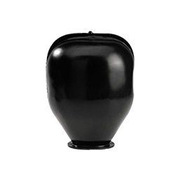 Svart, slät och glänsande membrantank avsedd för användning med Refix DE/DT 500L.