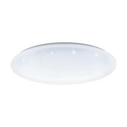 White round Eglo TOTARI-C LED ceiling light, with a slim design and advanced technology for even light distribution.