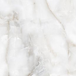 Ljusgrå marmorliknande keramisk vägg- och golvplatta med naturligt stenkil.