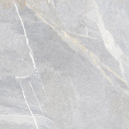 Light gray ceramic tile Granby with characteristic white streaks, suitable for walls and floors.