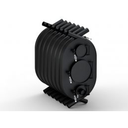 Must ribiline õhkkütteahi Dakota 06, kahe ümmarguse õhuväljundiga.