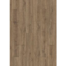 Krono Super Nat. Cl. 1-l tammi laminaatti, vaaleanruskea sävy ja savityylinen viimeistely.