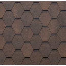 Bituumensindel Hexagonal pruun