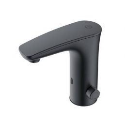 Matte black Sensoric 1.0 infrared faucet, minimalist design