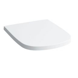 Valge tualetipott, Palomba seeria, pehme kujuga, minimalistlik disain.