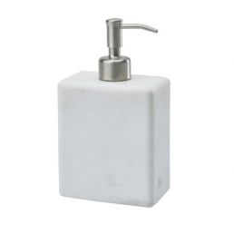 White Hammam liquid soap dispenser with a metal pump.
