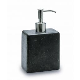 Dark gray Hammam liquid soap dispenser with a metal pump.
