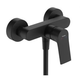 Mattmust Zebris dušisegisti minimalistliku disainiga.