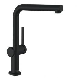 Mattmust köögisegisti Talis M54 270 1jet. Modernse disainiga, U-kujuline kael ja külgmine hoob.