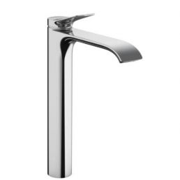 Kõrgendatud Vivenis 250 valamusegisti kroomviimistlusega. Kaasaegne ja stiilne disain.