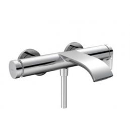 Kroomviimistlusega Vivenis vannisegisti, millel on kaasaegne ühehoovaline disain ja minimalistlik välimus.