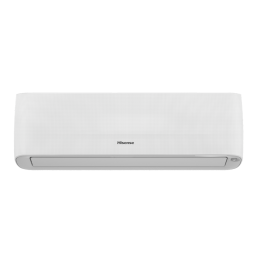 Valge Hisense Energy Nordic õhksoojuspump seinale paigaldamiseks.