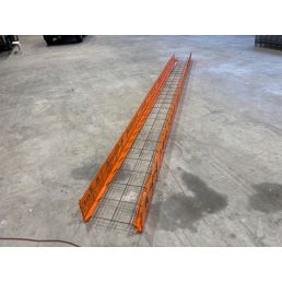 Orange A-shaped foundation forms with an adjustable width from 400 to 700 mm, featuring a mesh design and approximately 2 meters in length.