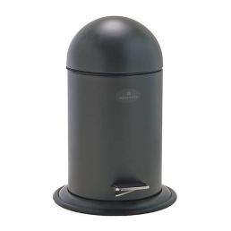 Tummanharmaa poljinroskakori, 3 litran tilavuus, mukana kansi.