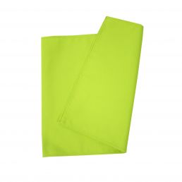 Neon green microfiber cloth, dimensions 45 x 116 cm.