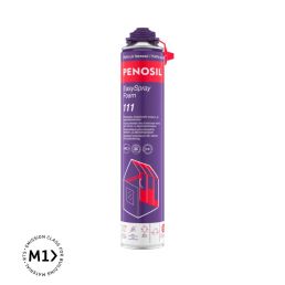 Penosil EasySpray Foam 111 pinkki, 700ml suihkutettava vaahtopatruuna, jossa on valkoinen korkki ja violetti etiketti tuotetietoineen.