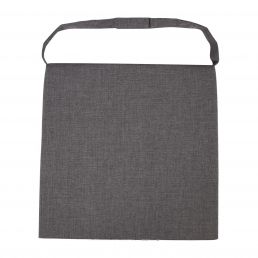 Gray tool cover WICKER 2-3, dimensions 48x46x3 cm, dark gray padded surface with a black elastic strap.
