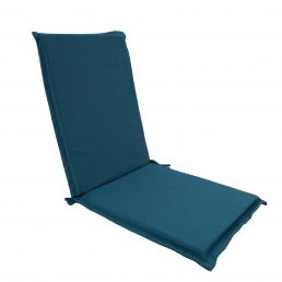 Chair cushion with backrest SUMMER, 42x90x3 cm, dark green.