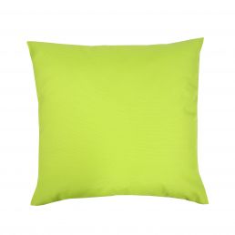 Bright green square cushion, size 40x40 cm.
