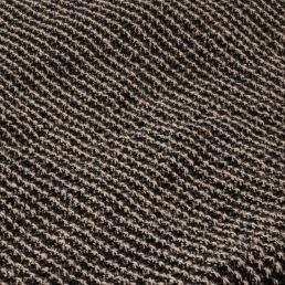 Ruskea kudotulla tekstuurilla käsiliina, koko 50x70 cm.