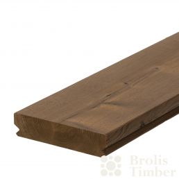 Termopuit terrassilaud, sile pind, mõõtmed 26 x 140 mm, loomulik puiduvärv.