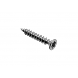 Silver steel screw with Torx drive, partially threaded, pointed tip, approximately 25 mm long and 4 mm in diameter.