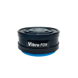 Vibro-FON branded black vibration damping pad with a blue detail.