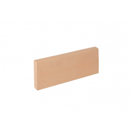 Light brown rectangular chamotte plate with a smooth surface and medium thickness.