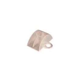 Valge PVC alustugi laineprofiilile 76/18, 20 tk pakendis.