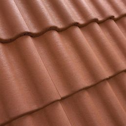 Tellispunane Palema antiikkatuskivi lainelise tekstuuriga.