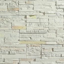 Dekoratiivkivi Brasilia Arctic sobib sise- ja välistingimustesse, 0,5 m² pakis. Mitmevärviline kivimüür väikeste ja suurte kividega.