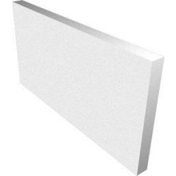 Valge EPS 200 Tulekaitseplaat kõrgete koormuste jaoks, mõõdud 50-150 mm.
