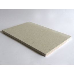 Beige FERMACELL kipskiudplaat, mõõtmetega 15x1200x2400–3000 mm, kerge tekstuuriga pinnaga, sobib seinakatteks või eraldusseinteks.