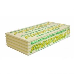 White XPS Finnfoam insulation board, dimensions 1235x585x100 mm, packaged 2.17 m².