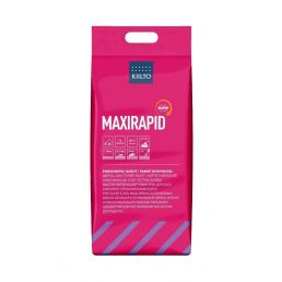 Pinkki 20 kg Kiilto Maxirapid lattiakorjausseoksen pakkaus. Soveltuu lattiakorjauksiin kerroksina 1-30 mm.