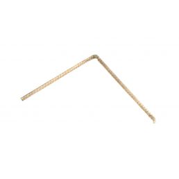 Lasikuituinen L-muotoinen kulmaprofiili, jossa on 90 asteen kulma ja vaalea, sileä pinta. Se soveltuu 6–12 mm materiaaleille.